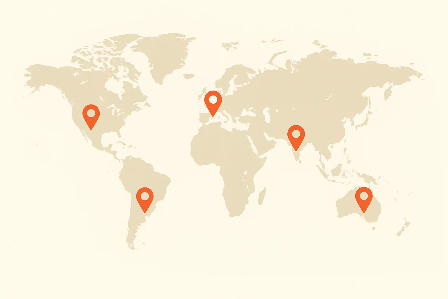 Global Presence Map